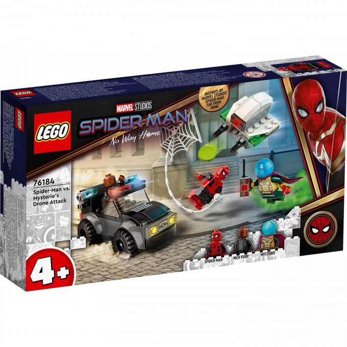 Конструктор детский LEGO MARVEL SUPER HEROES ЧЕЛОВЕК-ПАУК ПРОТИВ АТАКИ ДРОНОВ МИСТЕРИО 76184 Конструктор детский LEGO MARVEL SUPER HEROES ЧЕЛОВЕК-ПАУК ПРОТИВ АТАКИ ДРОНОВ МИСТЕРИО 76184