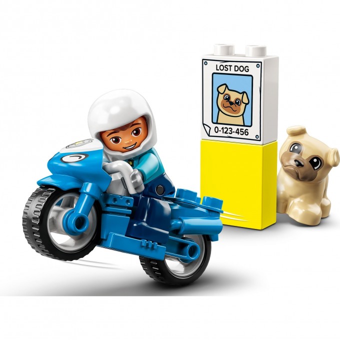 Конструктор LEGO DUPLO "ПОЛИЦЕЙСКИЙ МОТОЦИКЛ" 10967 3777249 Конструктор LEGO DUPLO "ПОЛИЦЕЙСКИЙ МОТОЦИКЛ" 10967 3777249